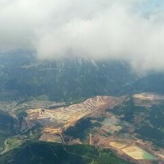 Flugwegposition um 10:42:50: Aufgenommen in der Nähe von Gai, 8793, Österreich in 2617 Meter